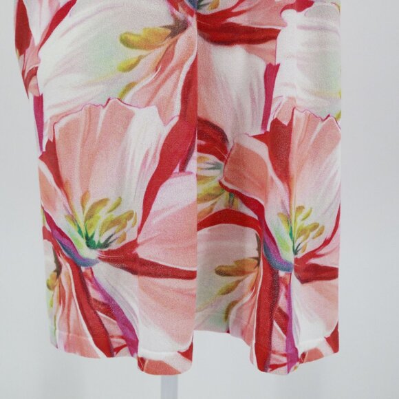 Chico's Kimono Womens L Pink Bloomcore Resort Wear Vacation Beach Pool Coastal - Picture 11 of 16